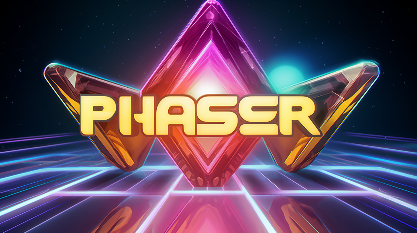 Phaser logo created using Midjourney